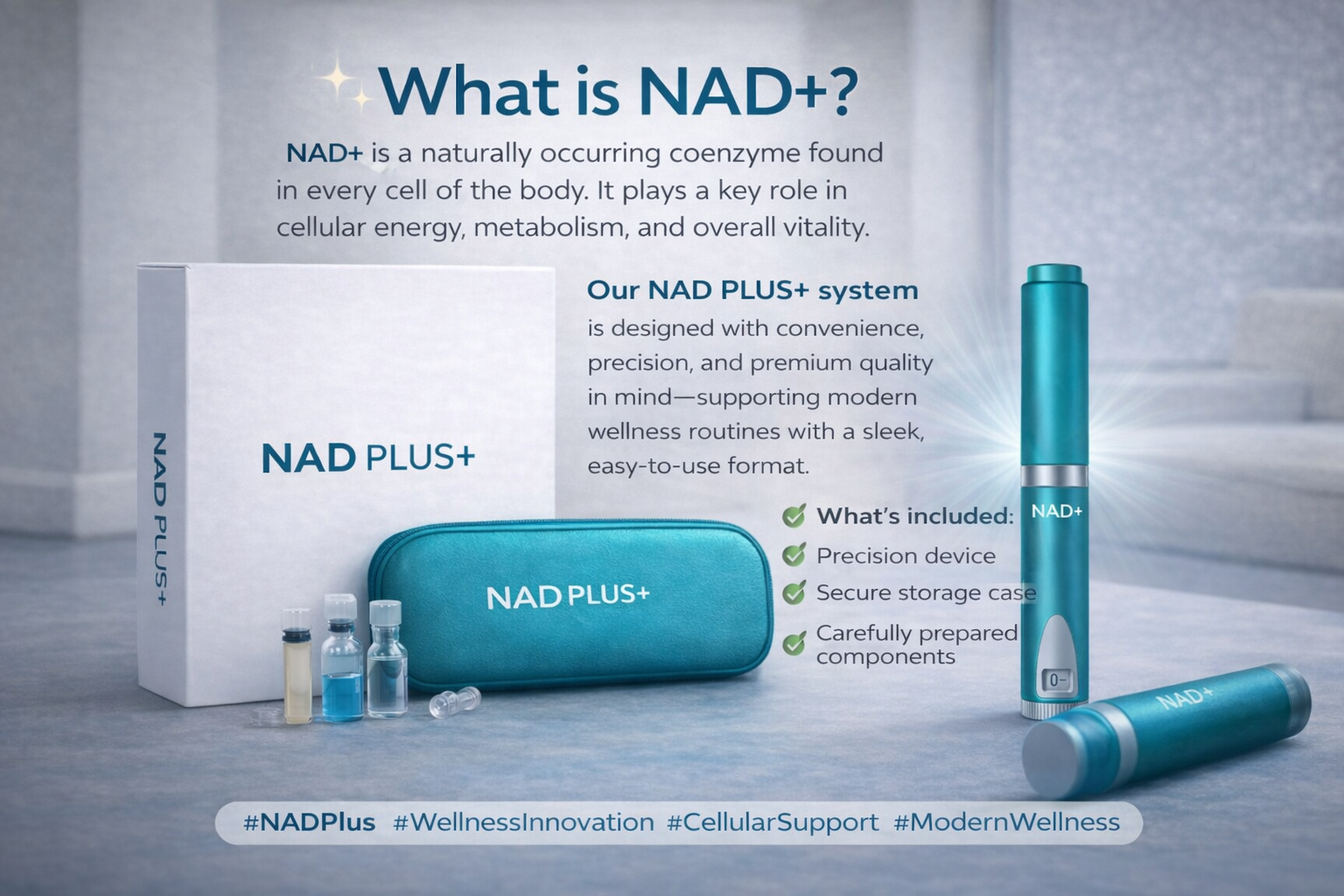 NAD PLUS+ Starter kit— Advanced Cellular Support